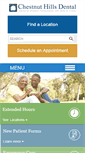 Mobile Screenshot of chestnuthillsdental.com
